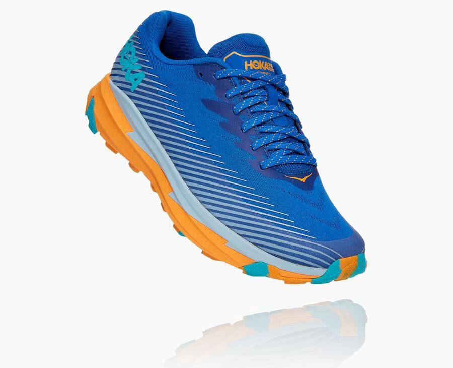 Hoka One One Trail Schoenen Heren - Torrent 2 - Blauw - TM5972310